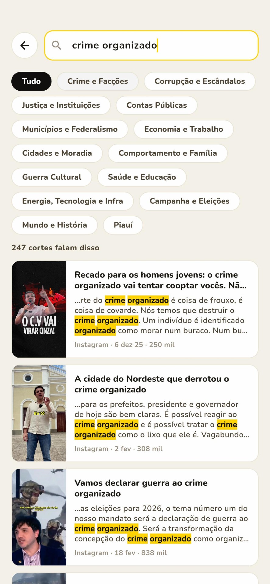 Encontre qualquer fala do Renan